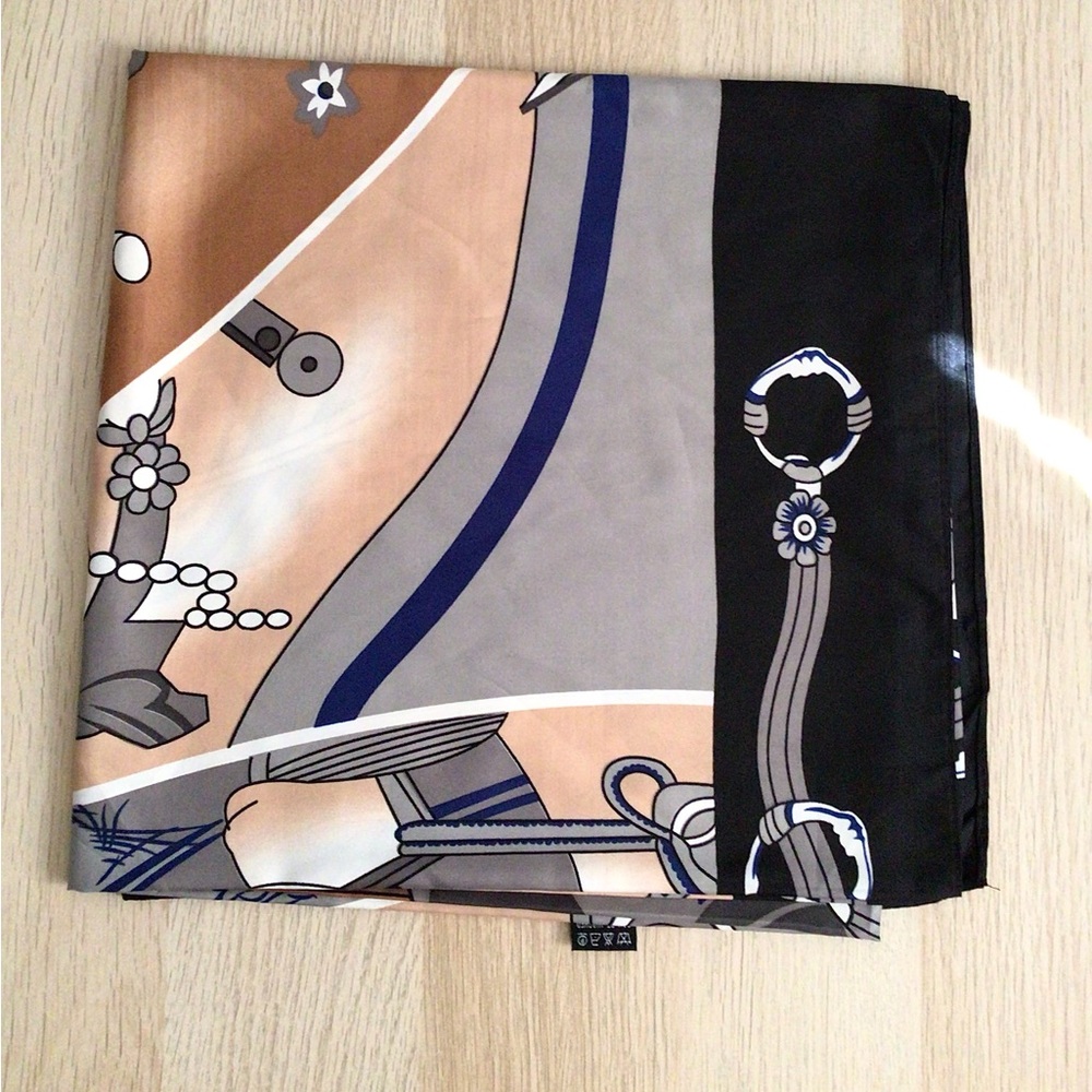 Contemporary Square Silk Scarf